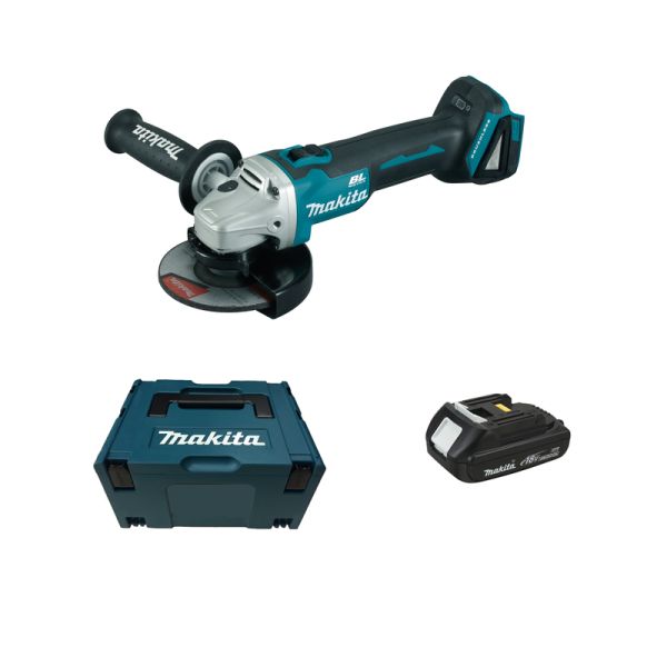 Makita DGA506Y1J 1 x 2,0 Ah - Akku Winkelschleifer 18 V