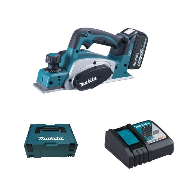 Makita DKP180RT1J ( RTJ ) 1 x 5,0 Ah - Akku Hobel 18 V