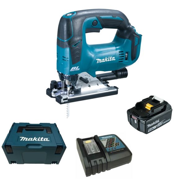 Makita DJV182RT1J ( RTJ ) 1 x 5,0 Ah - Akku Pendelhubstichsäge 18 V