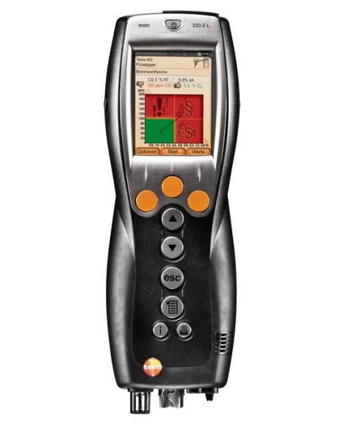 testo 330-2 LL v2010 - Abgas-Analysegerät mit Bluetooth und COH2-Zelle 0632 3307 70