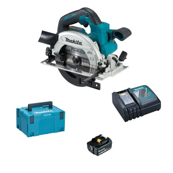 Makita DHS660RT1J 1 x 5,0 Ah - Akku Handkreissäge 18 V / 57 mm