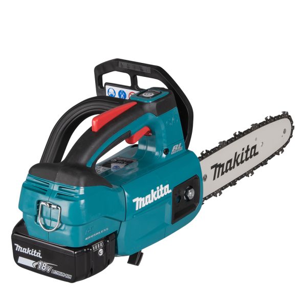 Makita DUC254T1 1 x 5,0 Ah ohne Ladegerät - Top Handle Akku Kettensäge 18V