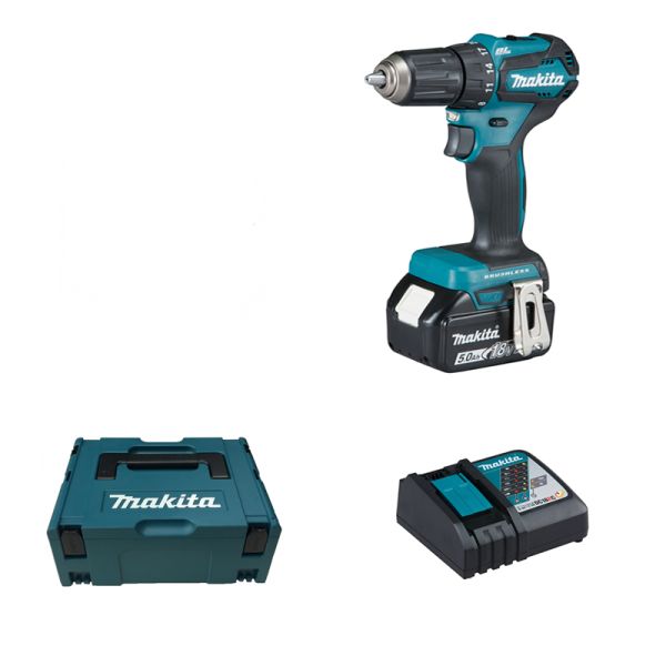 Makita DDF483RT1J ( RTJ ) 1 x 5,0 Ah - Akku Bohrschrauber 18 V