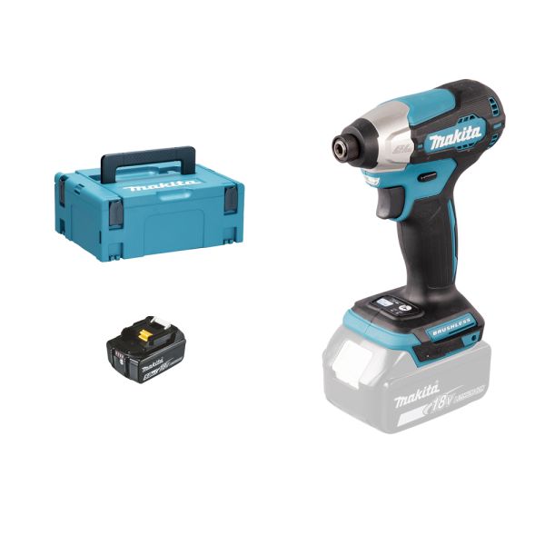 Makita DTD157T1J 1 x 5,0 Ah ohne Lader – Akku Schlagschrauber 18 V