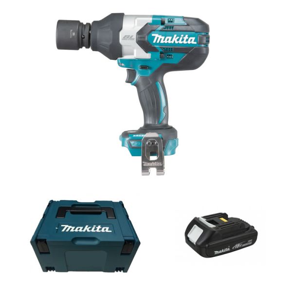 Makita DTW1001Y1J 1 x 2,0 Ah - Akku Schlagschrauber 18 V 1050 Nm