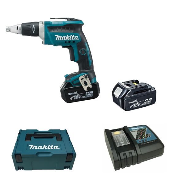 Makita DFS452RMJ 2 x 4,0 Ah - Akku Schnellbauschrauber 18 V