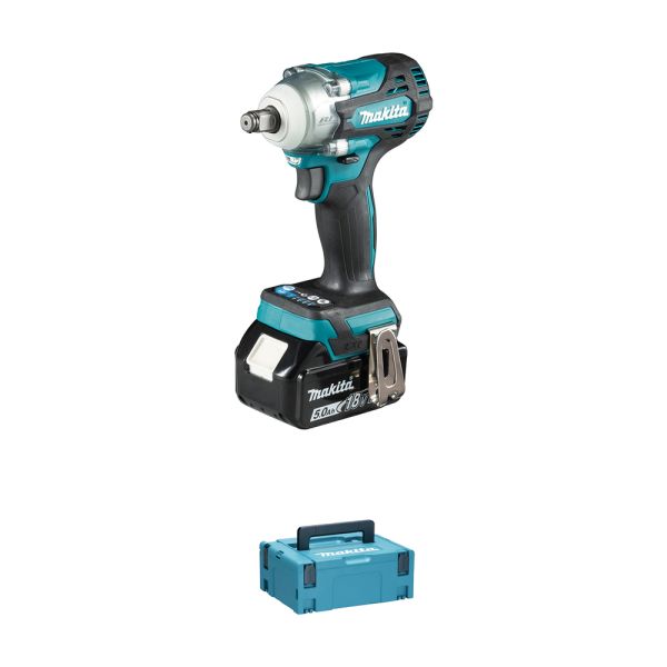 Makita DTW300T1J 1 x 5,0 Ah ohne Ladegerät - Akku Schlagschrauber 18 V