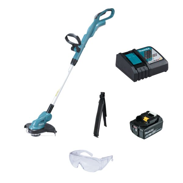 Makita DUR181RT 1 x 5,0 Ah BL1850B + DC18RC - Akku Rasentrimmer