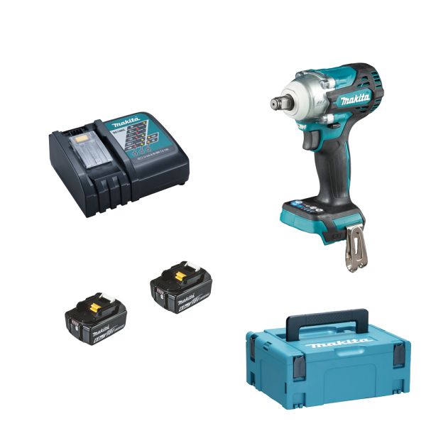 Makita DTW300RGJ 2 x 6,0 Ah - Akku Schlagschrauber 18 V