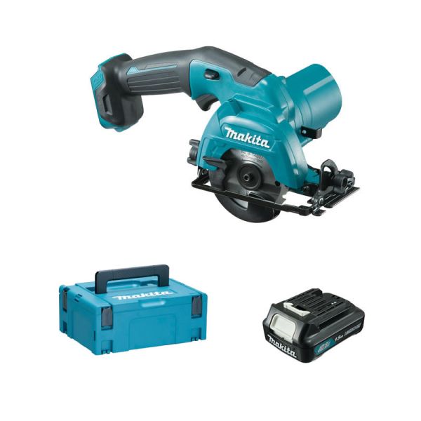 Makita HS301DY1J 1 x 1,5 Ah im Makpac - Akku Handkreissäge 10,8 V