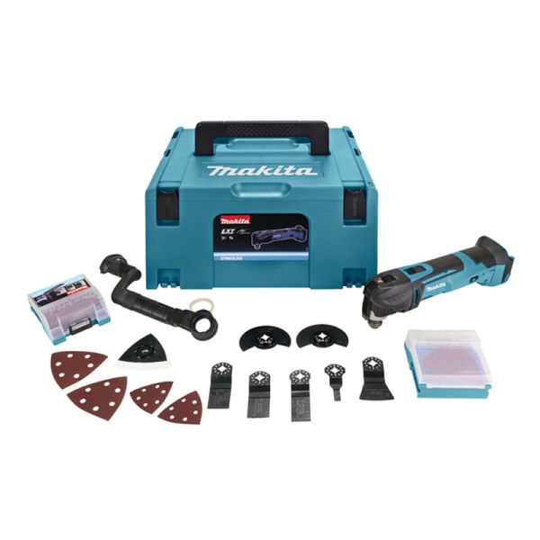 Makita DTM51ZJX2 inkl. 39 tlg. Zubehör - Akku Multifunktionswerkzeug 18 V