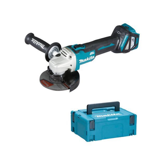 Makita DGA511ZJ solo im Makpac - Akku Winkelschleifer 18 V 125 mm