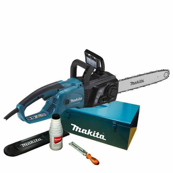 Makita UC4051AK + Zubehör im Koffer - Elektro Kettensäge 2.000 W