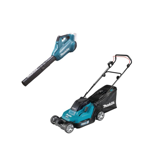 Makita Garten Set DLM432 + DUB362 solo - Akku Rasenmäher Gebläse