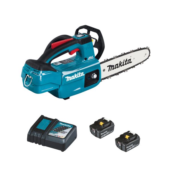 Makita DUC254RTE 2 x 5,0 Ah - Top Handle Akku Kettensäge 18V