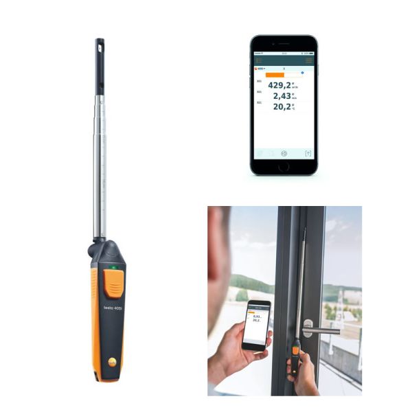 testo 405 i - Thermo-Anemometer mit Smartphone-Bedienung