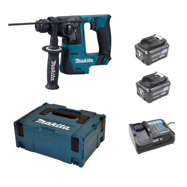 Makita HR140DSMJ 2 x 4,0 Ah - Akku Bohrhammer SDS+ 10,8 V