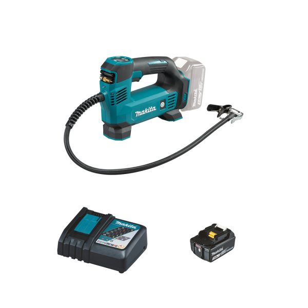 Makita DMP180RF 1 x 3,0 Ah + Ladegerät - Akku Kompressor 18 V 8,3 bar 10 l/min