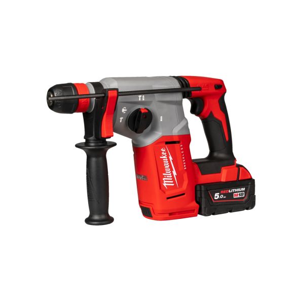 Milwaukee M18 BLHX-502X 2 x 5,0 Ah - bürstenloser Akku-Kombihammer 18 V