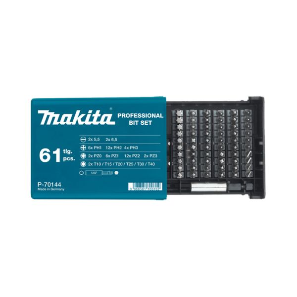 Makita Professional Bit Set 61 tlg. P-70144
