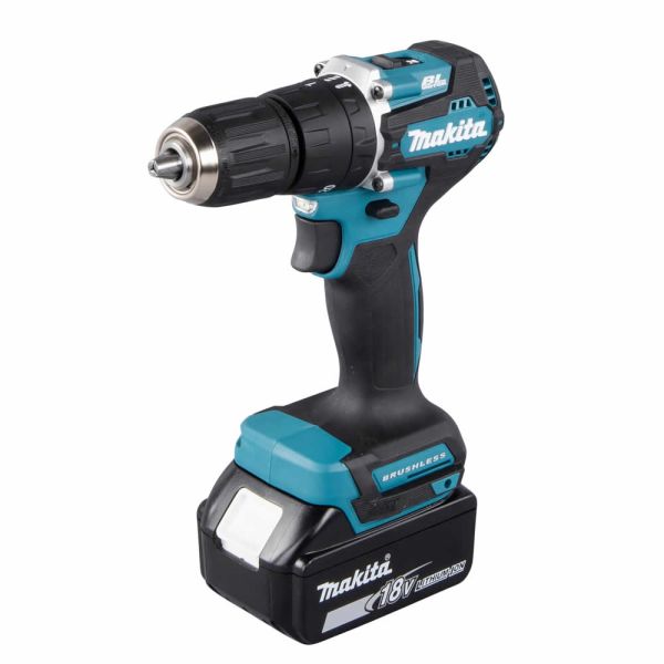 Makita DHP487T1 1 x 5,0 Ah ohne Ladegerät - Akku Schlagbohrschrauber 18 V