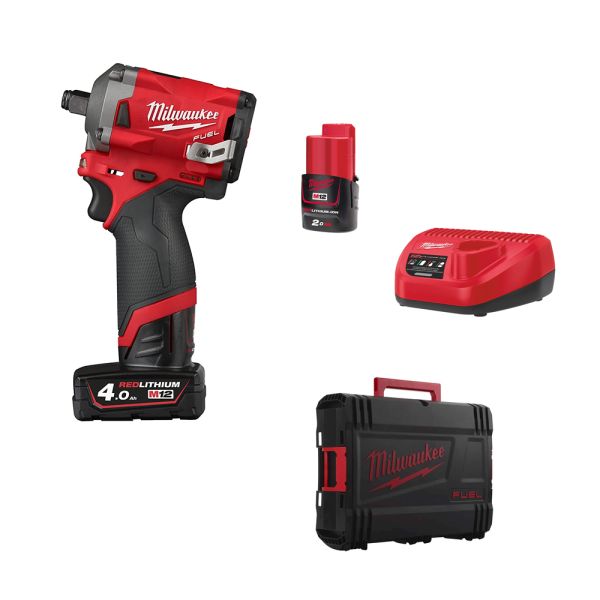 Milwaukee M12 FIWF12-422X - Akku Schlagschrauber ½ Zoll - Vierkant mit Sprengring