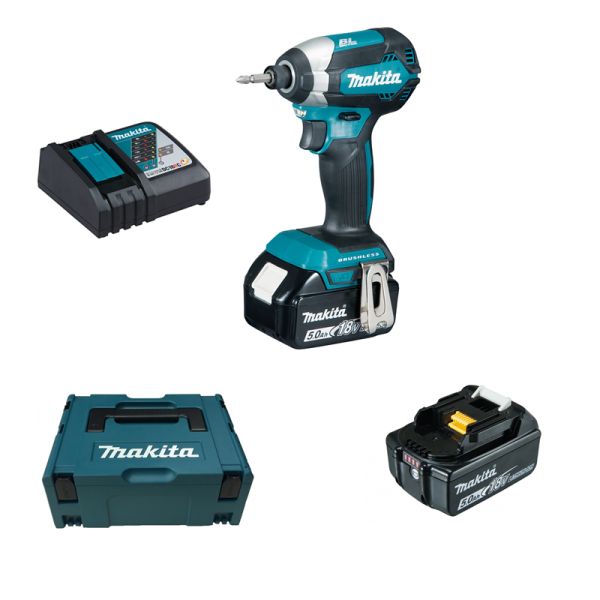 Makita DTD153RTJ 2 x 5,0 Ah - Akku Schlagschrauber 18 V