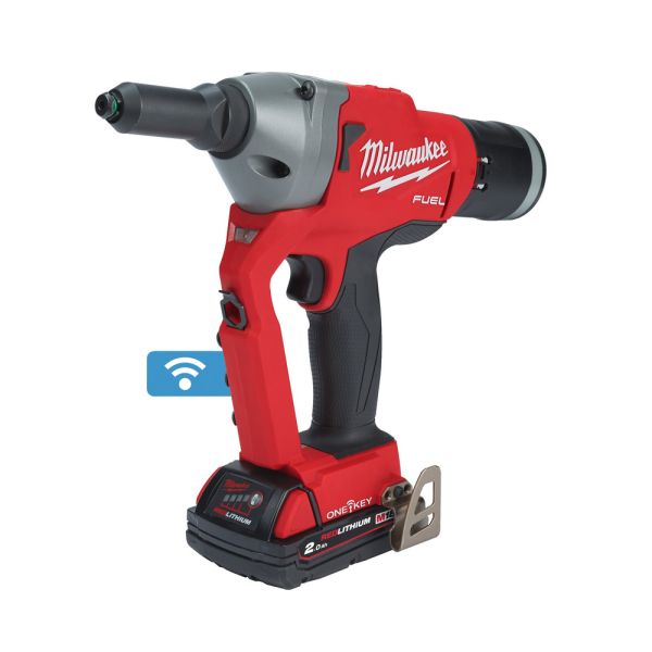 Milwaukee M18 ONEFPRT-202X !! 2 x 4,0Ah !! - ONE-KEY™ Akku Blindnietgerät 18 V #4933478602