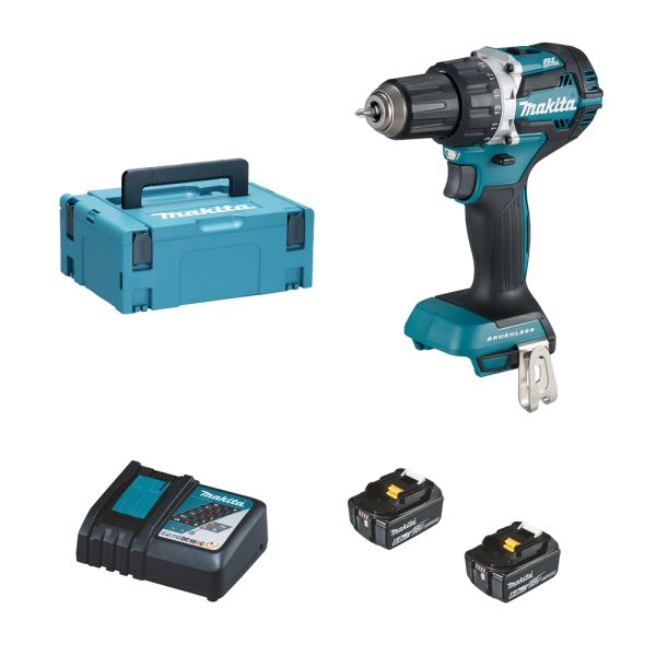 Makita DDF484RGJ 2 x 6,0 Ah - Akku Bohrschrauber 18 V