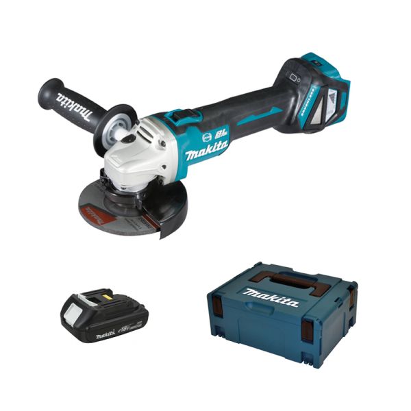 Makita DGA513Y1J 1 x 2,0 Ah - Akku Winkelschleifer 18 V 125 mm