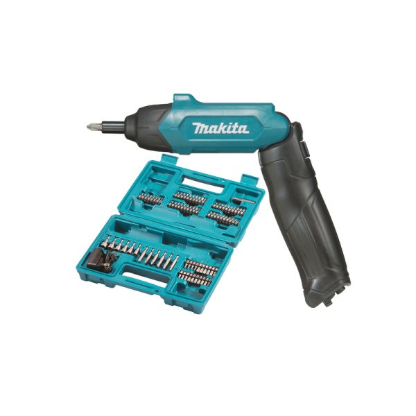 Makita DF001DW + Zubehör Set - Akku Knickschrauber 3,6V