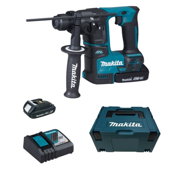 Makita DHR171RAJ 2 x 2,0 Ah - Akku Bohrhammer 18 V