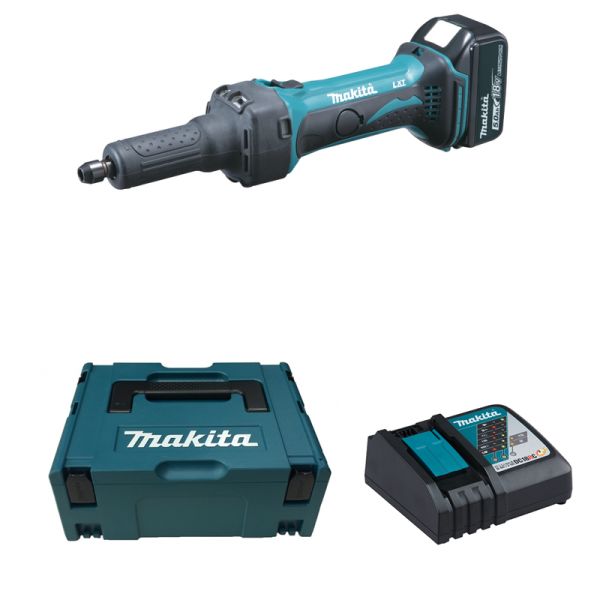 Makita DGD800RT1J ( RTJ ) 1 x 5,0 Ah - Akku Geradschleifer 18 V