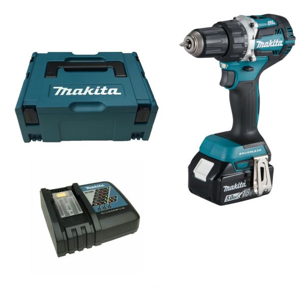 Makita DDF484RT1J 1 x 5,0 Ah - Akku Bohrschrauber 18 V