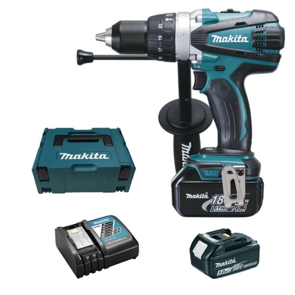 Makita DHP458RTJ 2 x 5.0 Ah - Akku Schlagbohrschrauber 18 V