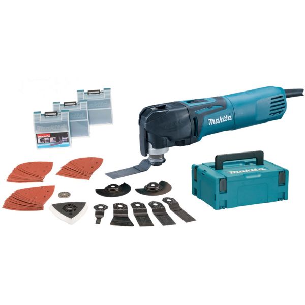 Makita TM3010CX3J inkl. 59 tlg. Zubehör Set - Multifunktions Werkzeug