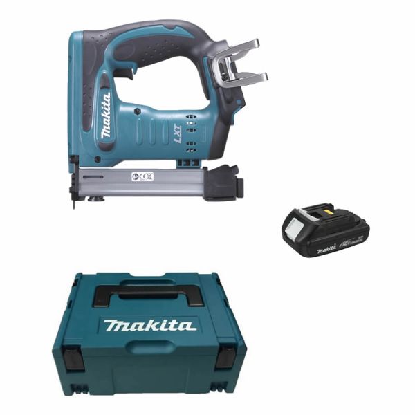 Makita DST221Y1J 1 x 2,0 Ah - Akku Tacker 18 V