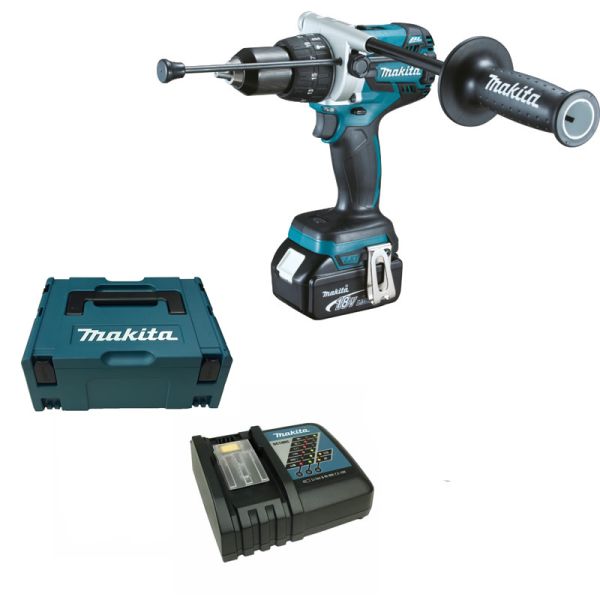 Makita DHP481RT1J 1 x 5,0 Ah - Akku-Schlagbohrschrauber 18 V