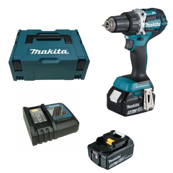 Makita DDF484RTJ 2 x 5,0 Ah - Akku Bohrschrauber 18 V