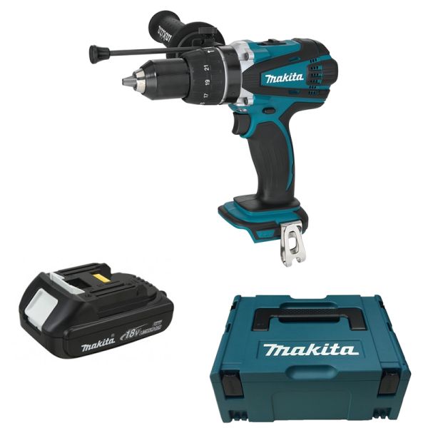 Makita DHP458Y1J 1 x 2,0 Ah - Akku Schlagbohrschrauber 18 V