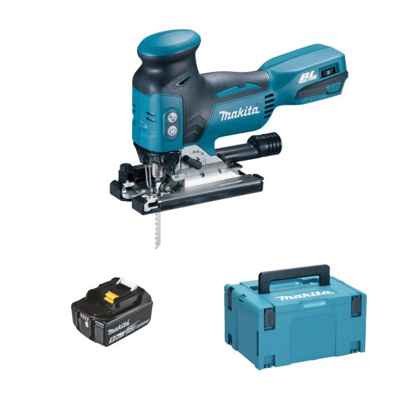 Makita DJV181T1J 1 x 5,0 Ah ohne Ladegerät - Akku-Pendelhubstichsäge 18 V