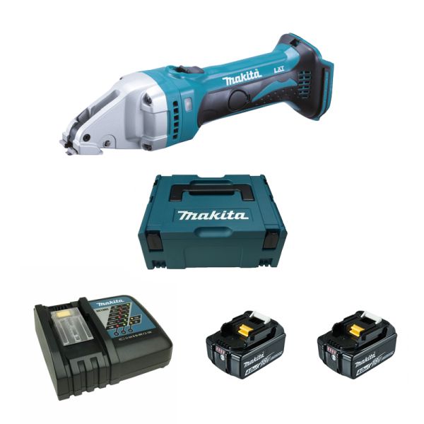 Makita DJS101RMJ 2 x 4,0 Ah im Makpac - Akku Blechschere Kurvenschere 18 V