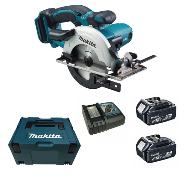 Makita DSS501RTJ 2 x 5,0 Ah - Akku Handkreissäge 18 V