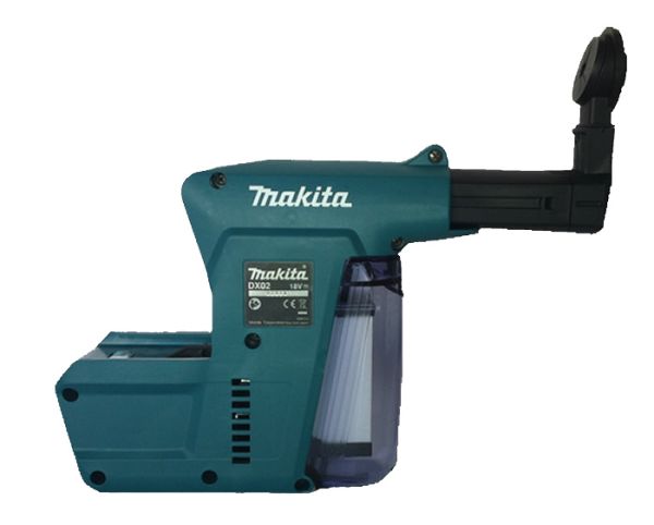 Makita DX02 mit HEPA-Filter - Absaugung