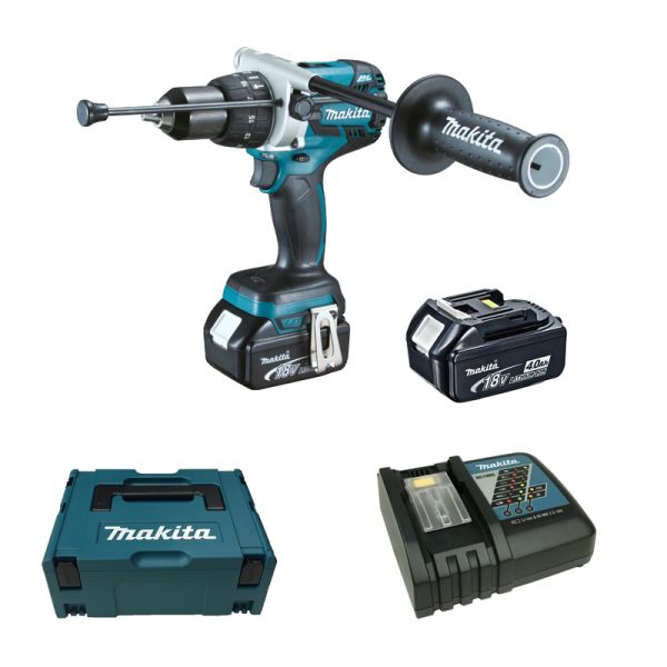 Makita DHP481RMJ 2 x 4,0 Ah - Akku Schlagbohrschrauber 18 V