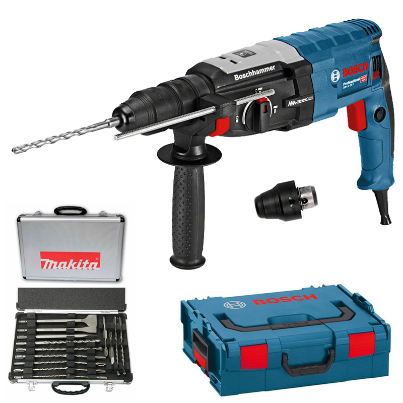 Bosch Gbh 2 28 F Inkl Makita Meissel Und Bohrer Set Bohrhammer Mit Wechselfutt Ebay