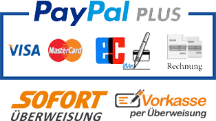 Paypal Plus, Sofortüberweisung und Vorkasse